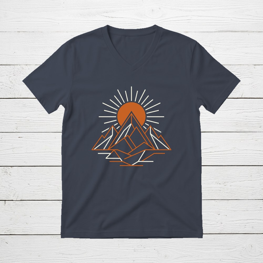Example t-shirt mockup created free with FreeTeeMockup, shown on a white wood background