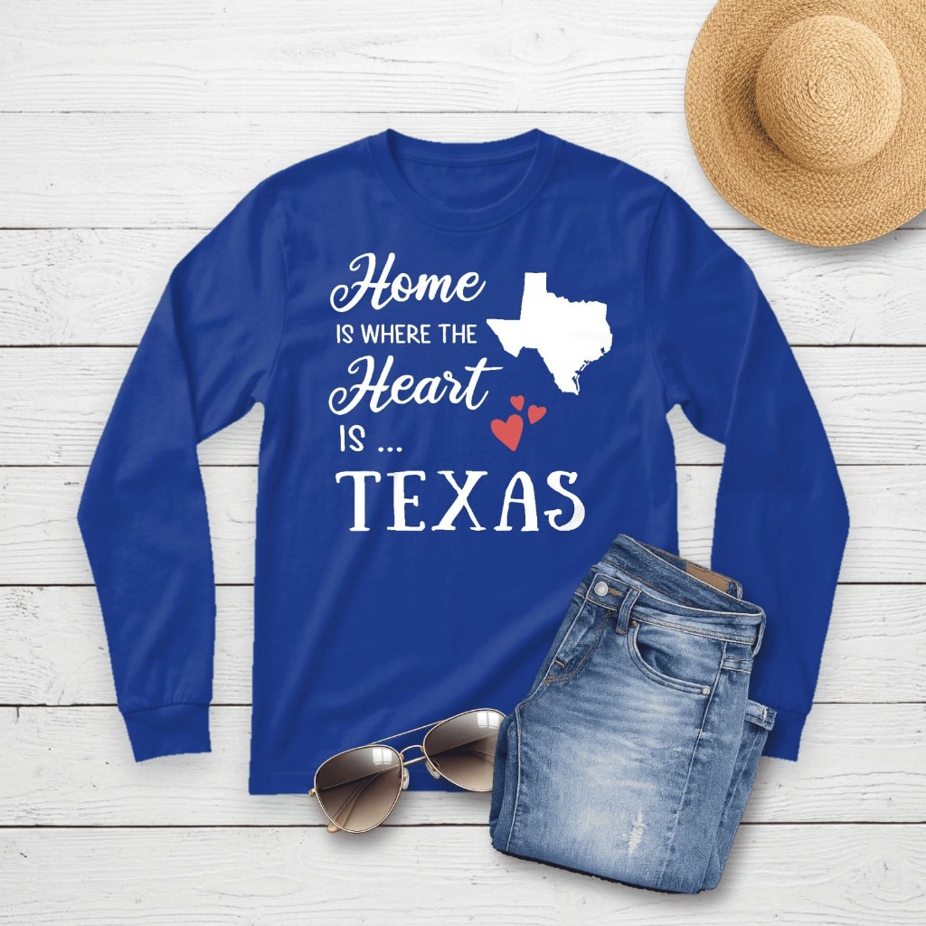 Texas Long Sleeve Mockup
